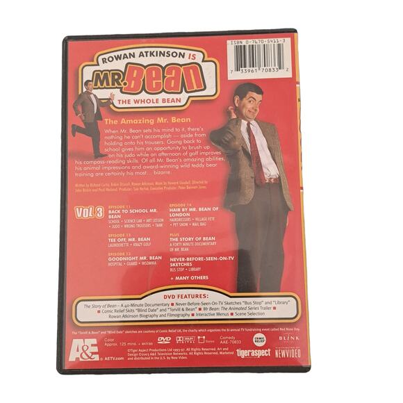 Rowan Atkinson Mr. Bean Three Set DVD's - Picture 9 of 9